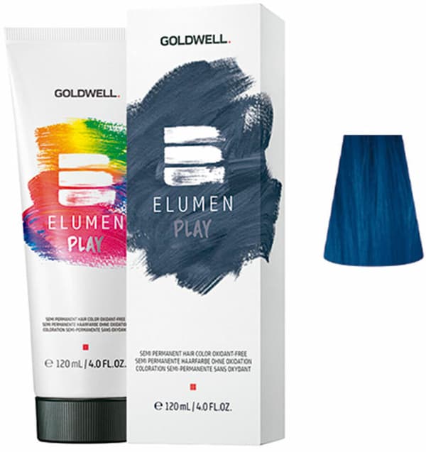 Semi-Permanent Tint Goldwell ELUMEN PLAY Blue 120 ml