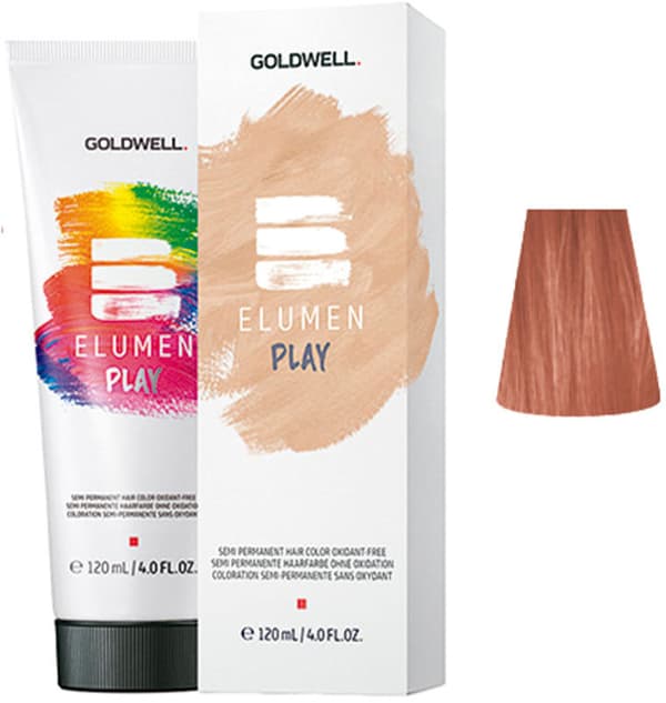 Elumen Play semi permanent hair color #coral Goldwell oxidant free 120 ml
