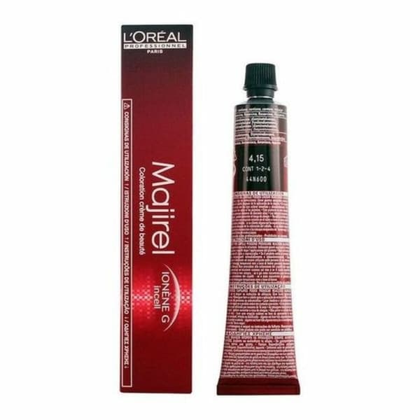 Permanent Hårfarge Majirel L'Oreal Professionnel Paris 0000003486 Nº 4,15 50 ml