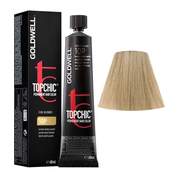 Goldwell Topchic Cool Blondes Pastell Pearl Blonde 10P Permanent Hårfärg 60ml.