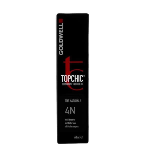 Goldwell Topchic The Naturals 4N Mellanbrun Permanent hårfärg 60ml.