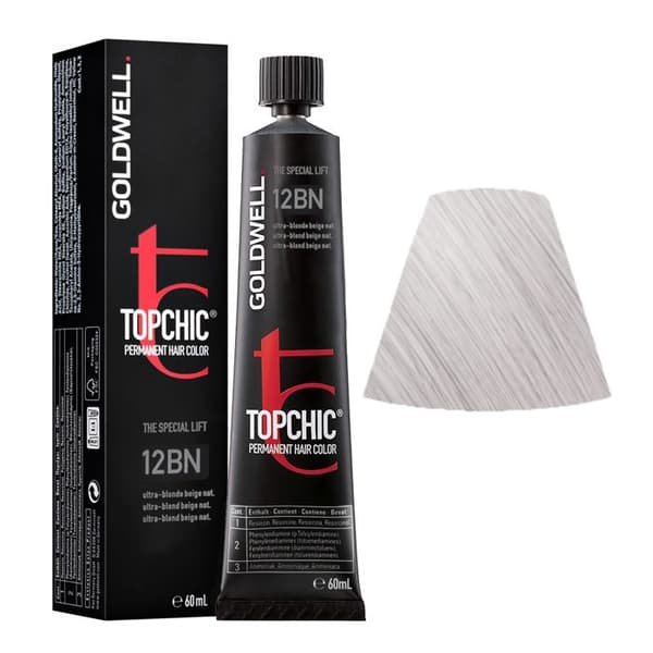 Goldwell Topchic The Special Lift Ultra-Blonde Beige Nat. 12BN Permanent Hårfärg 60ml.