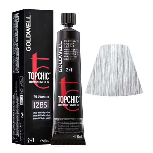 Goldwell Topchic The Special Lift Ultra-Bid Beige Silver 12BS Permanent hårfärg 60ml.