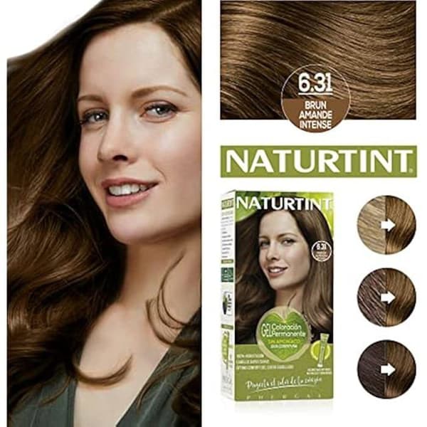 Naturtint | Permanent färgning utan ammoniak | 100 % vitt hår täckning | Naturlig och långvarig färg | 170 ml