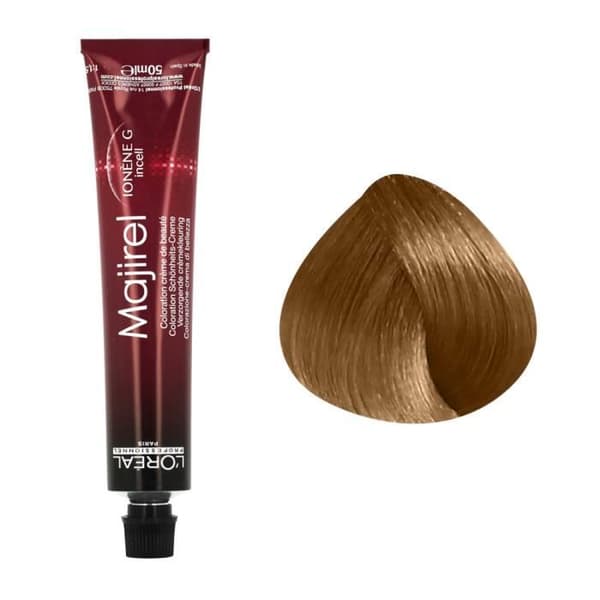 Permanent färgning L'Oréal Professionnel - Majirel N°8.3 - Ljus gyllene blond - Med ammoniak - 50ml