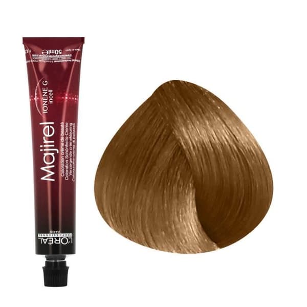 Permanent färgning L'Oréal Professionnel - Majirel N°8.3 - Ljus gyllene blond - Med ammoniak - 50ml