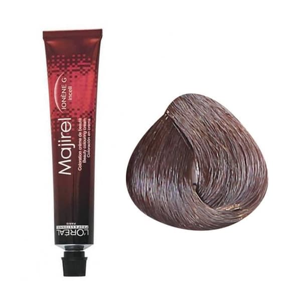 Permanent färg - L'Oréal Professionnel - Majirel N°6.35 - Mörk Guldblond - 50ml - Krämig konsistens
