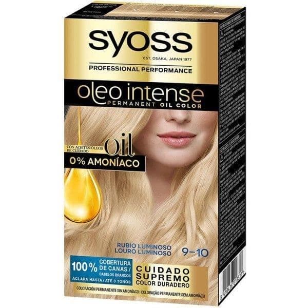 Hårfärg - Syoss - Intense Oil - Utan ammoniak - Luminous Blonde - 5 bitar