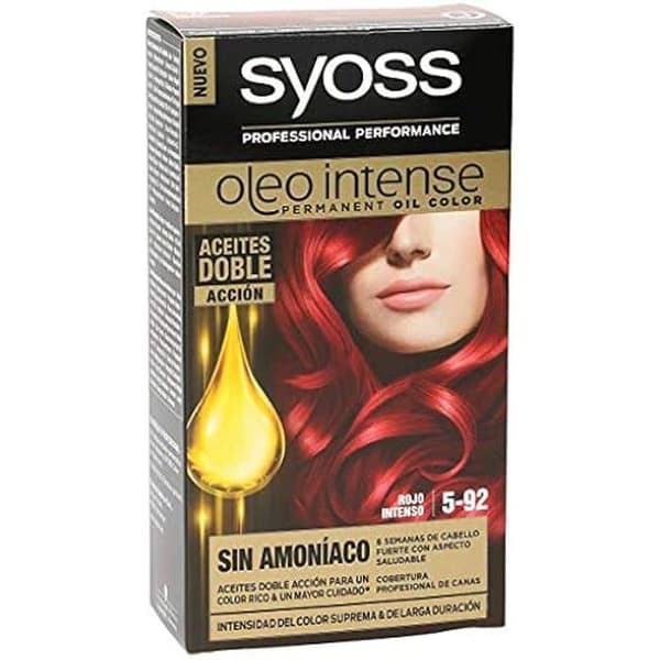 Permanent hårfärg - SYOSS - 5-92 - Brun - Ammoniakfri - Kräm