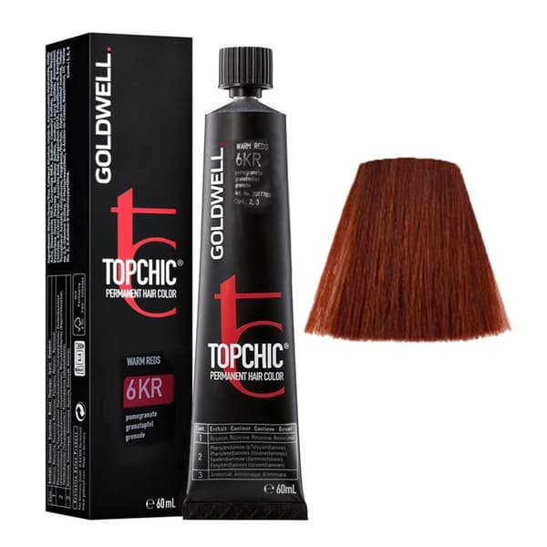 Hårfärg - Goldwell - Topchic - Tub 60ml - 6KR - Röd - Crème