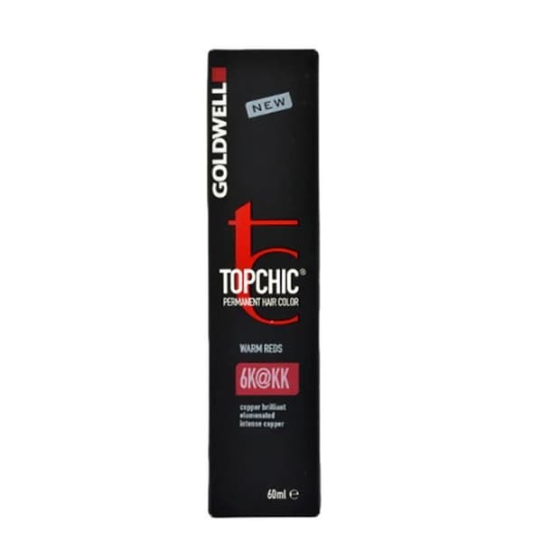 Goldwell Top Chic 6K@KK Koppar Brilliant Warm Reds Permanent Hårfärg 60ml.