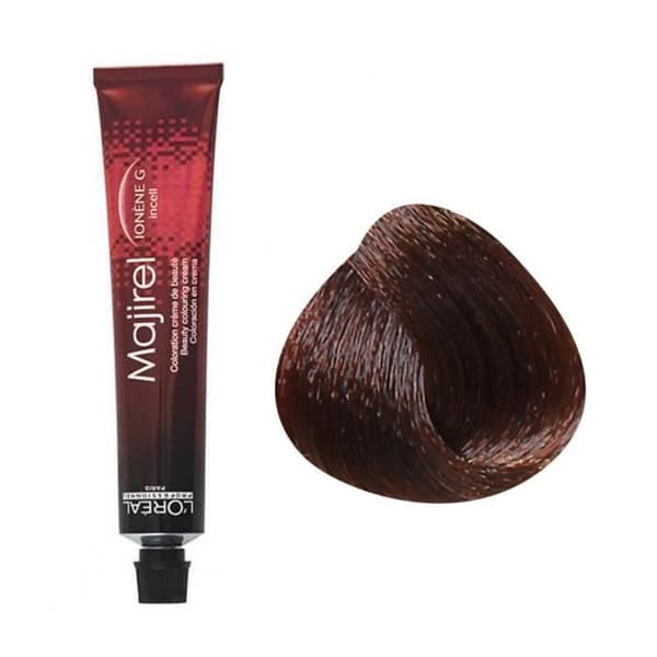 Permanent färgning - L'OREAL - Majirel N°7.4 - Blond Koppar - 50ml - Krämig textur