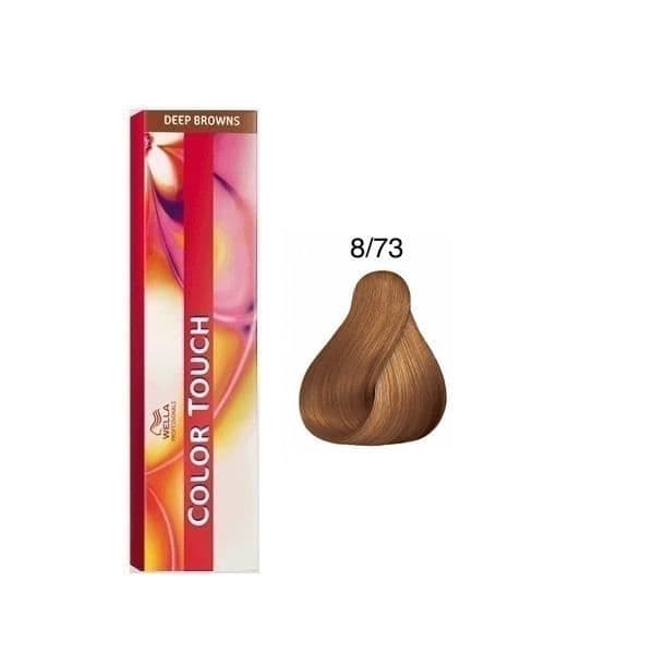 8-73 Ljust blond brunt dor Wella Color Touch Djupa bruna Utan ammoniak