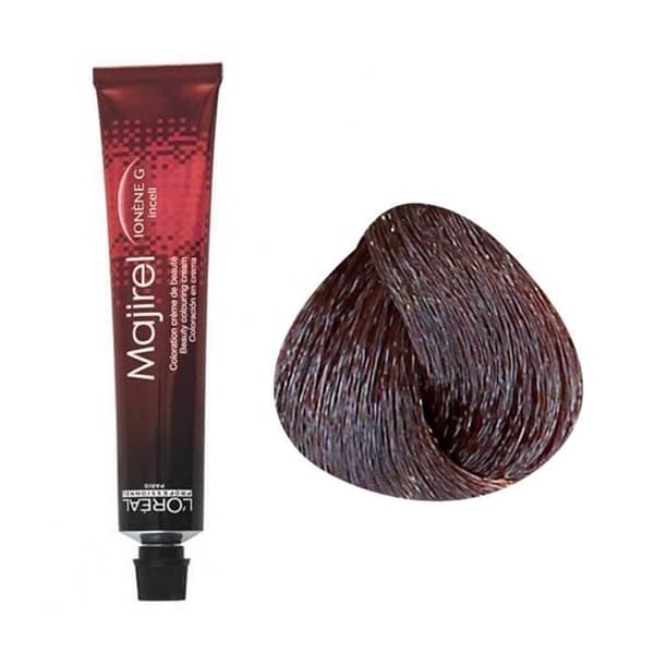 Permanent färg - L'OREAL - Majirel N°5.52 - Ljus kastanjebrun med irisérande mahogny - 50ml - Ammoniak