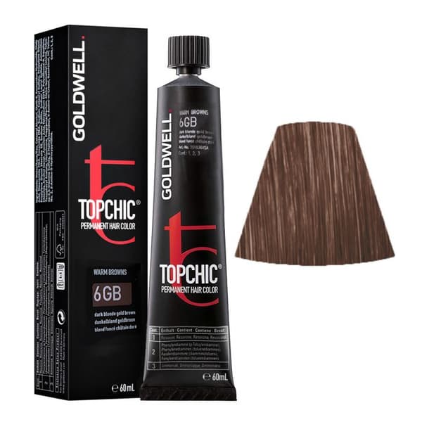 Hårfärg - Goldwell - Topchic - 60 ml - 6 Go - Kräm för alla hårtyper
