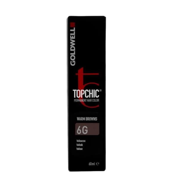 Goldwell Topchic Warm Browns 6G Tobak Permanent Hårfärg 60ml.