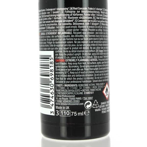 Direktfärgning - L'Oréal Professionnel - Hair Touch Up - Spray - Brun - 75ml