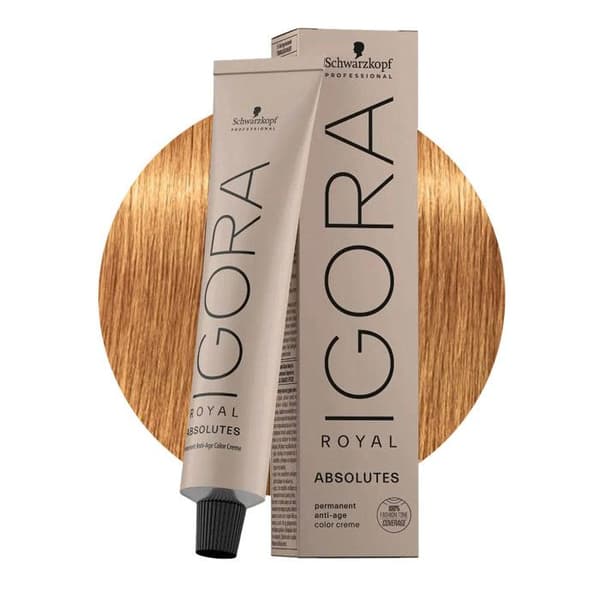 Hårfärgning - IGORA ROYAL ABSOLUTES - 9-60 - Mycket ljusbrun blond - 60 ml - Kräm