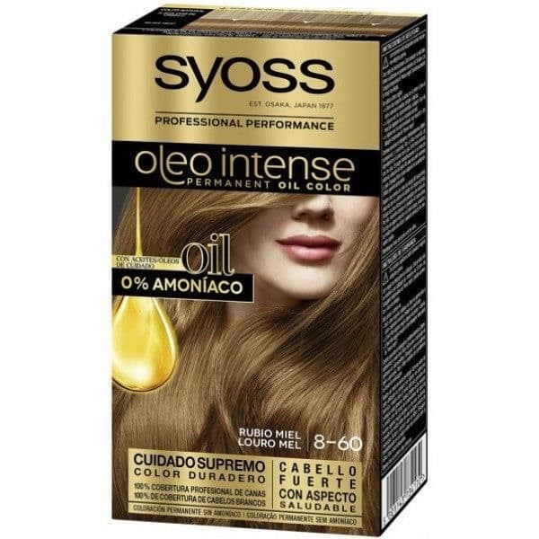 Hårfärgning - SYOSS - Olio Intense - Ammoniakfri - Färgat eller markerat hår - Blond - Olja