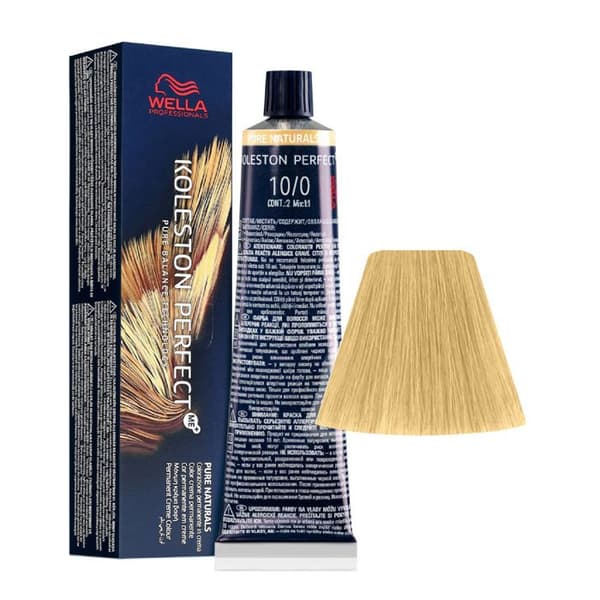 Wella Pure Naturals Permanent hårfärgning - färg:10/0 60 ml