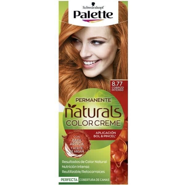 Palette Natural Tinte 8.77 - Cobrizo Intenso - Schwarzkopf - Tinte para el pelo - Dam - Röd - Röd - Kräm
