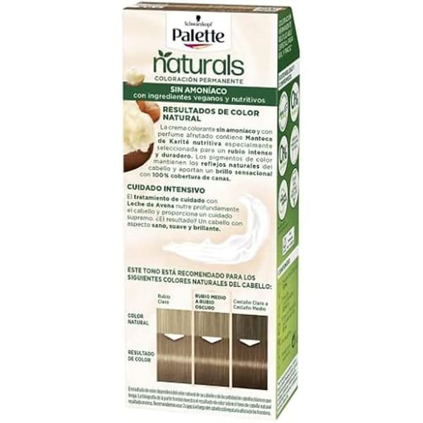 Palett - PALETT - Nyans 7,65 - Medium Golden Blonde - Naturligt pulver - Full täckning