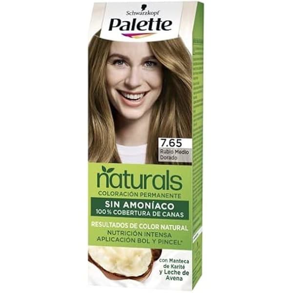 Palett - PALETT - Nyans 7,65 - Medium Golden Blonde - Naturligt pulver - Full täckning