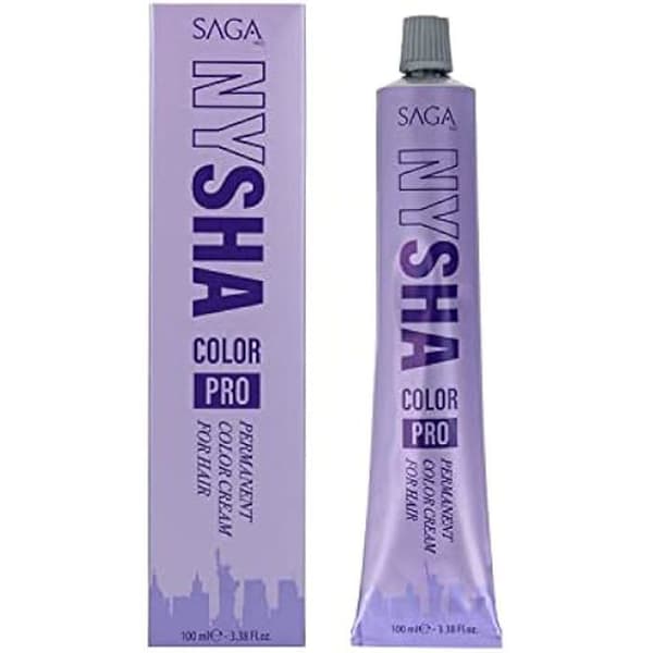 Permanent färgning - Saga - Nysha Color Pro 911 - Intensivt silver - 100 ml - Kräm