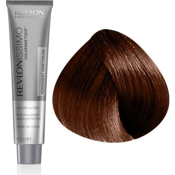 Färgning - Revlon - Revlonissimo Colorsmétique - 60ml - Ljus gyllene kopparbrun - Kräm