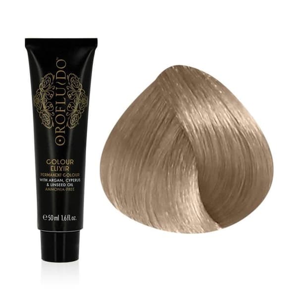 Orofluido Permanent färgning utan ammoniak med 3 oljor 9.2: Mycket ljus iriserande blond utan ammoniak, kräm 50ml