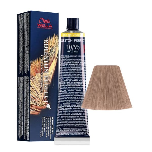 10-95 Very Light Blond Ash Mahogny Wella Koleston perfect Me+ Rich Naturals 60ml
