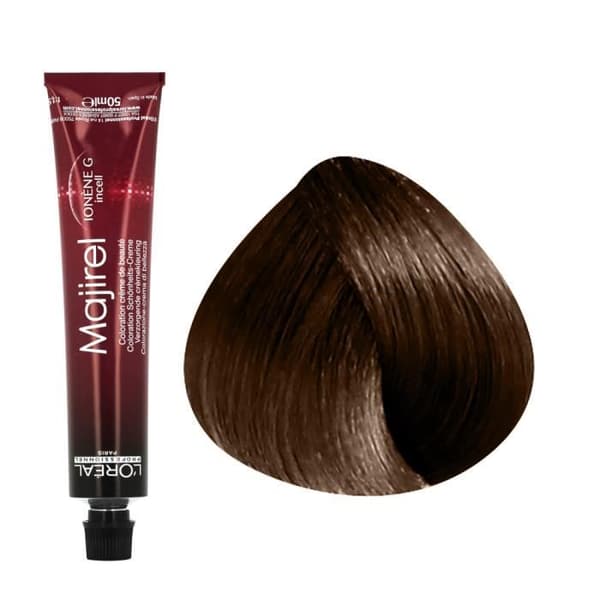 L'Oréal permanent färg - Majirel N°5.35 - Ljus gyllene mahogny brun - 50ml