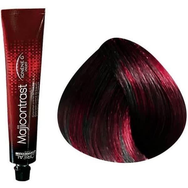 Färgkräm - L'OREAL - Majicontrast - Röd Magenta - 50ml - Färgat Hår