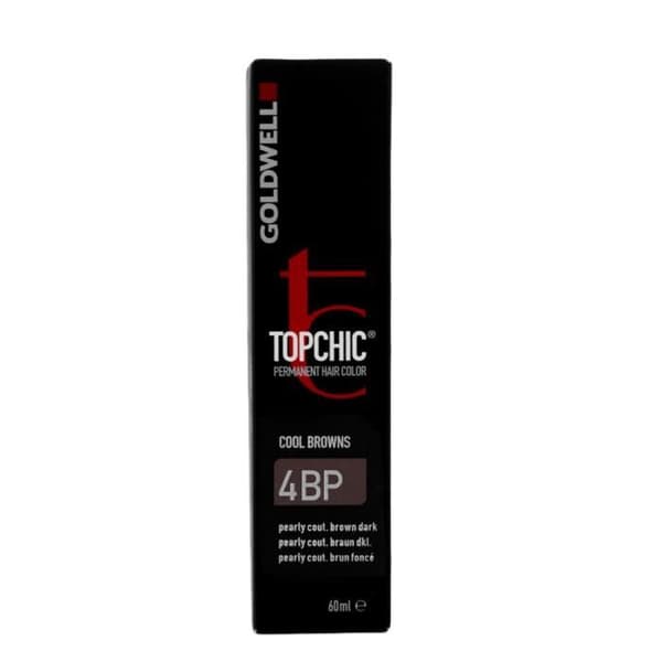 Goldwell Topchic Cool Browns 4BP Pearly Cout. Brun Mörk Permanent Hårfärg 60ml.