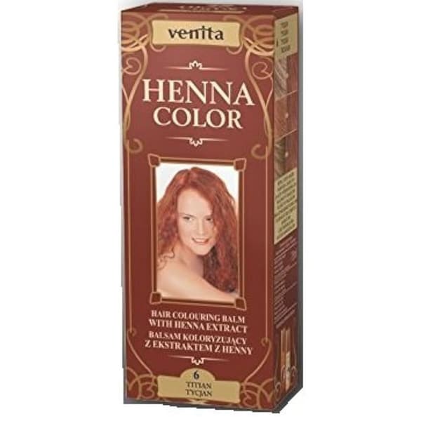 Semipermanent hårfärg Venita Henna Color Nº 6 Titian 75 ml