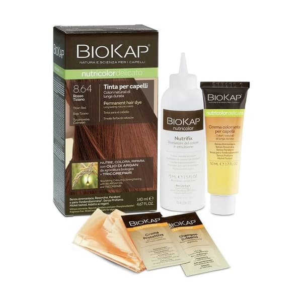 BIOKAP - Färg Delicato Titian Röd 140 ml (Röd)