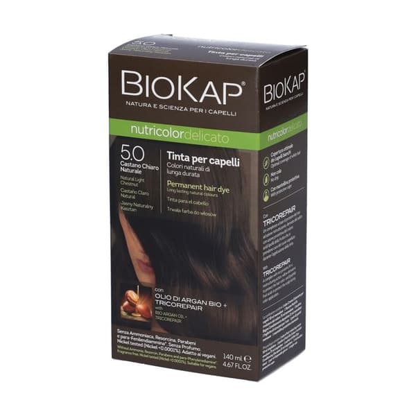 Nutricolor Hårfärg 5.0 Naturlig Ljusbrun 140 ml