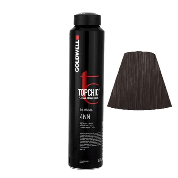 4NN Mellanmörk brunt extra Goldwell Topchic Naturals kan 250gr