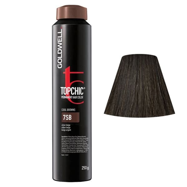 7SB Beige argent Goldwell Topchic Cool browns kan 250gr