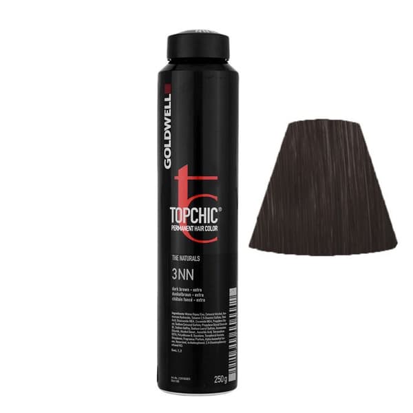 3NN Mörk kastanjebrun extra Goldwell Topchic Naturals kan 250gr