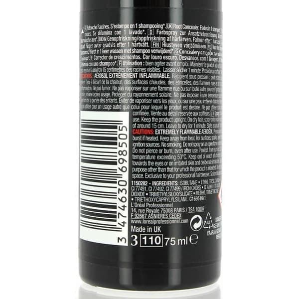 Root Corrector Spray - L'Oréal Professionnel - Hair Touch Up - Mörkblond - 75ml - Direkt färgning