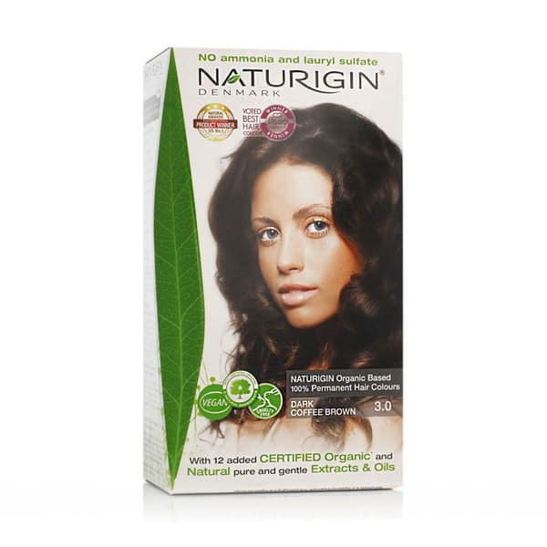 Naturigin Permanent Hårfärger (Mörk Kaffe Brunt 3.0) 115 ml