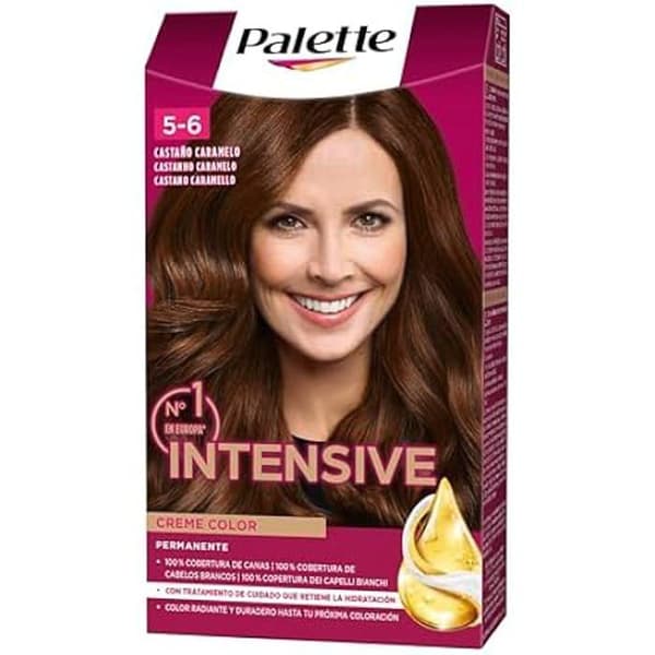 Hårfärgning - SCHWARZKOPF - Intense Cream Palette - Nyans 5.6 - Ammoniakfri - Elfenben