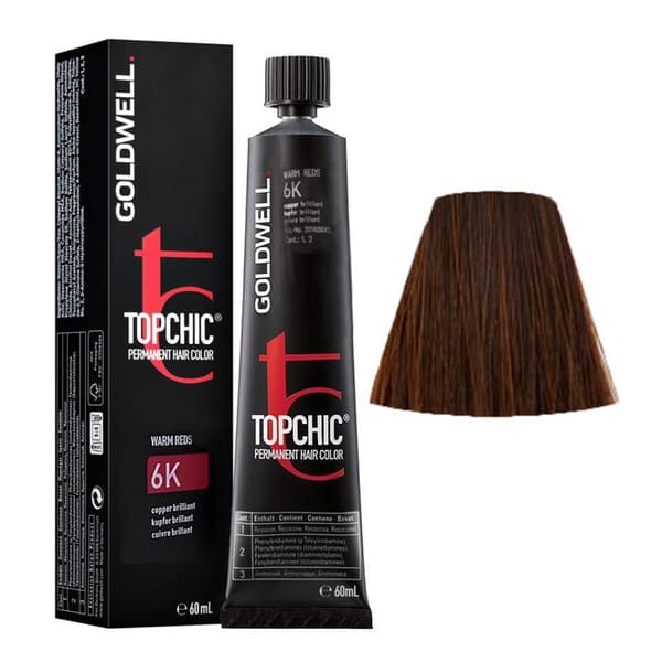 Hårfärg - Goldwell - Topchic - Tube 60ml - 6K - Kastanj - Kräm
