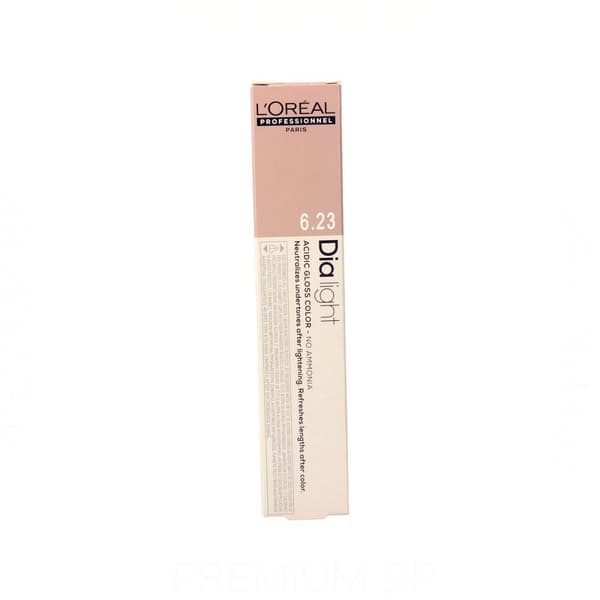 Permanent hårfäg - creme L'Oreal Professionnel Paris 3474637005023 Utan ammoniak Nº 6,23 50 ml