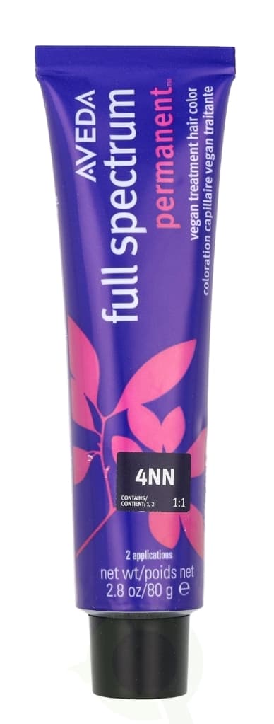 Aveda Full Spectrum Permanent Vegan Pure Tone Hair Color 80 g 4NN