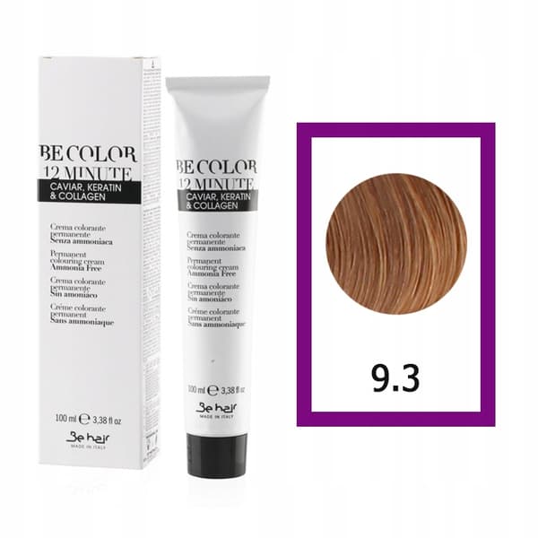 BE HAIR Be Color hårfarve ammoniakfri 9,3 - 100 ml