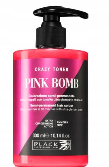 BLACK PINK BOMB Hårtoner - 300ml