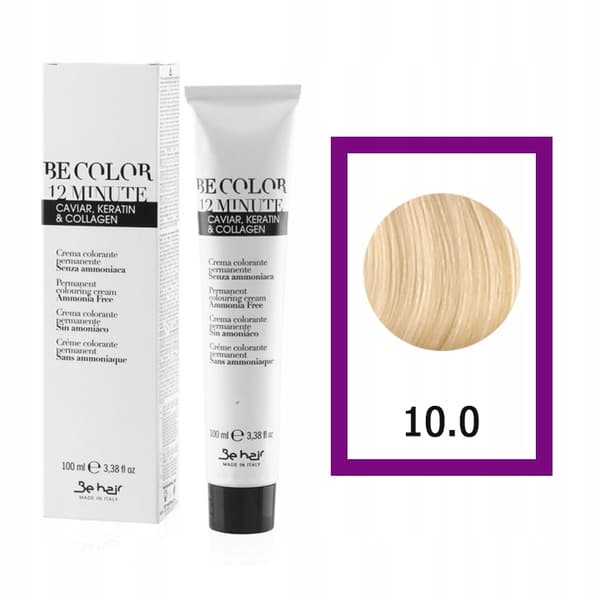 BE HAIR Be Color hårfärg ammoniakfri 10.0 - 100ml