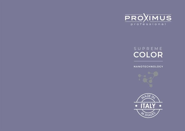 PROXIMUS Hårfarve SUPREME COLOR NANOTECHNOLOGY - 6.18